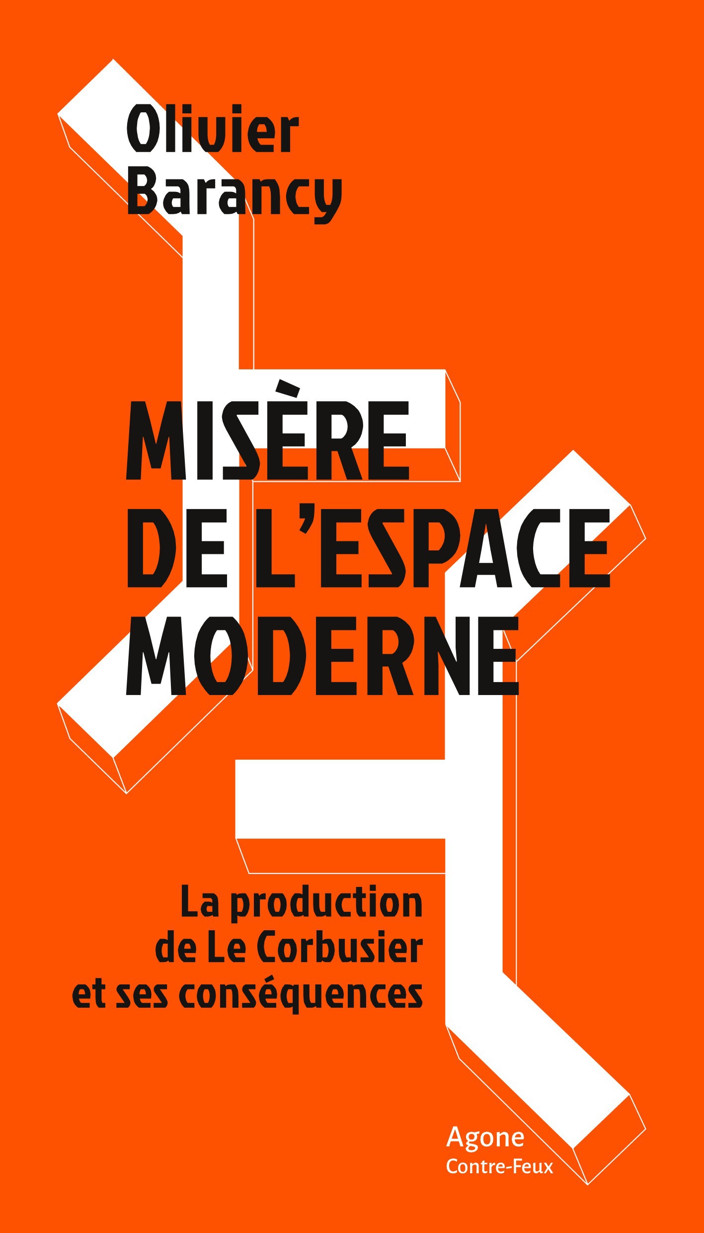 ebook cover of Misère de l´espace moderne, by Olivier Barancy