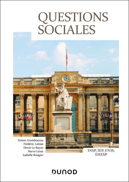 Couverture ebook de Questions sociales, de Simon Arambourou, Frédéric Laloue, Denis Le Bayon, Hervé Léost, Isabelle Rougier