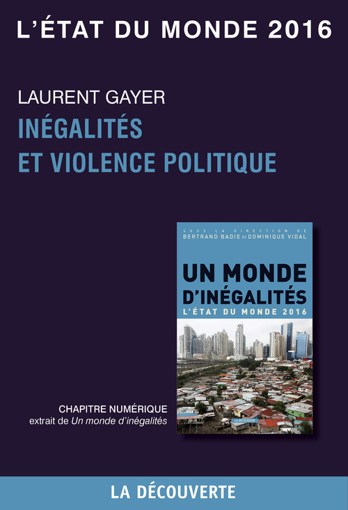 Couverture ebook de Chapitre L'état du monde 2016 - Inégalités et violence politique, de Laurent Gayer