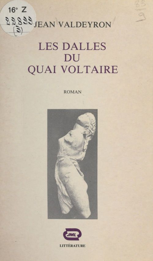 Couverture ebook de Les dalles du quai Voltaire, de Jean Valdeyron
