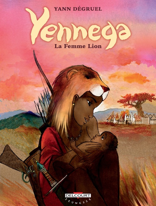 Couverture ebook de Yennega, la femme lion, de Yann Dégruel