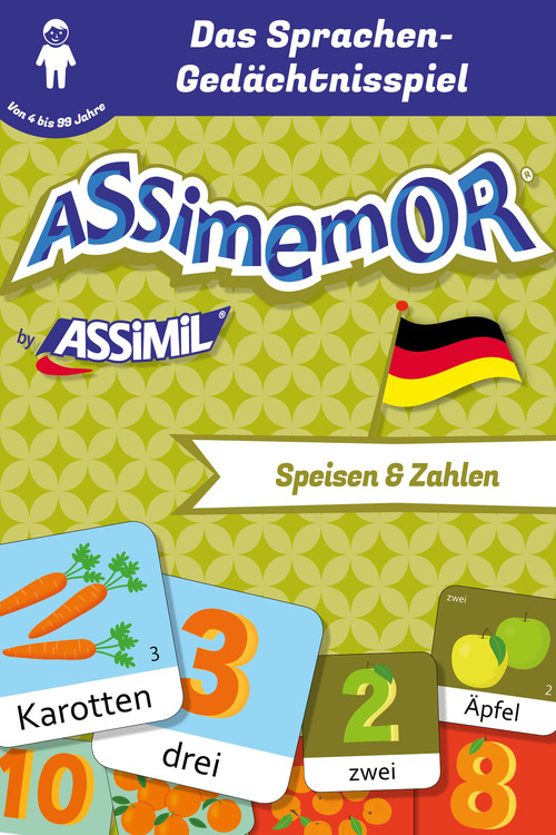 Couverture ebook de Assimemor - Meine ersten Wörter auf Deutsch: Speisen und Zahlen, de Celadon, Jean-Sebastien Deheeger