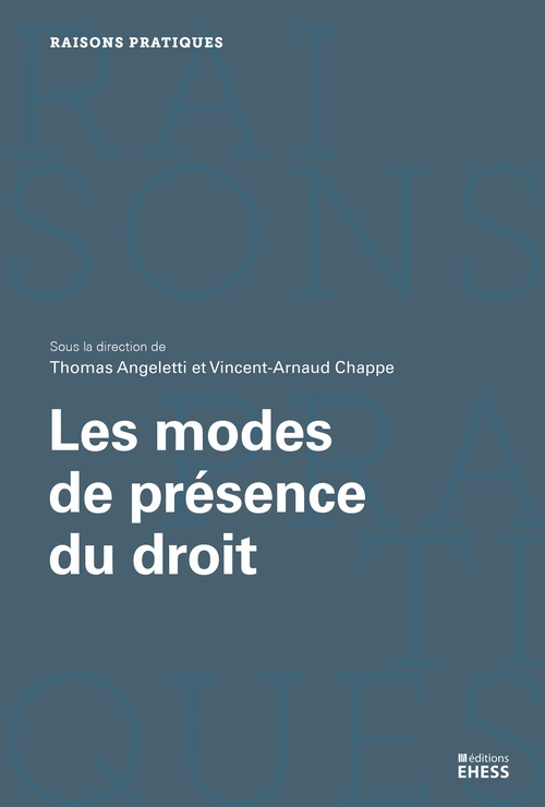 ebook cover of Les modes de présence du droit, by