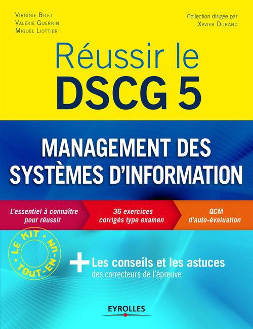 ebook cover of Réussir le DSCG 5 - Management des systèmes d'information, by Bilet/Guerrin