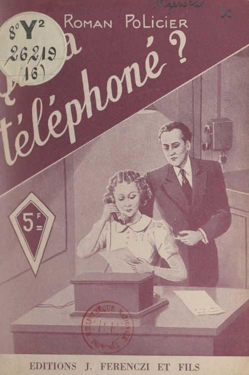 ebook cover of Qui a téléphoné ?, by Rene-Marcel De Nizerolles