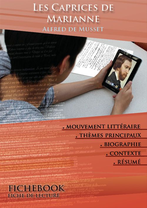 Couverture ebook de Fiche de lecture Les Caprices de Marianne - Résumé détaillé et analyse littéraire de référence, de Alfred de Musset