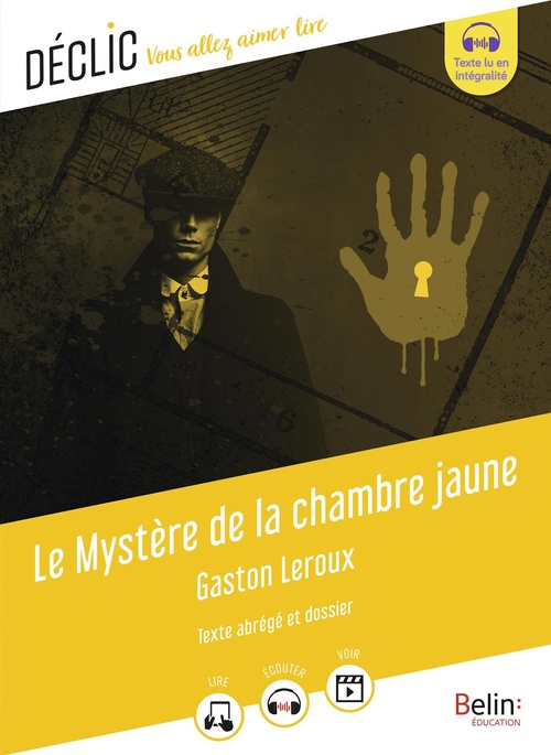 ebook cover of Le Mystère de la chambre jaune, by Cédric Hannedouche, Gaston Leroux