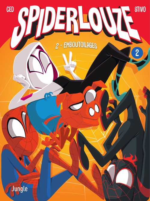 Couverture ebook de Spiderlouze - Tome 2 - Spiderlouze, de Ced