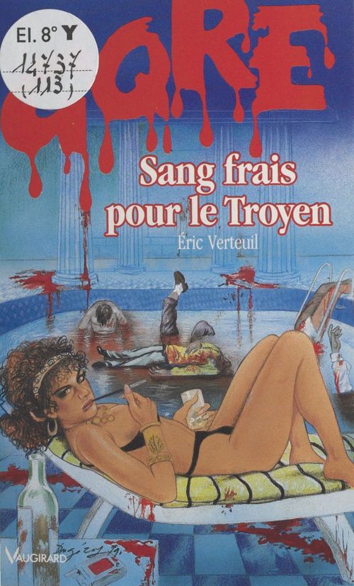 Couverture ebook de Sang frais pour le Troyen, de Verteuil
