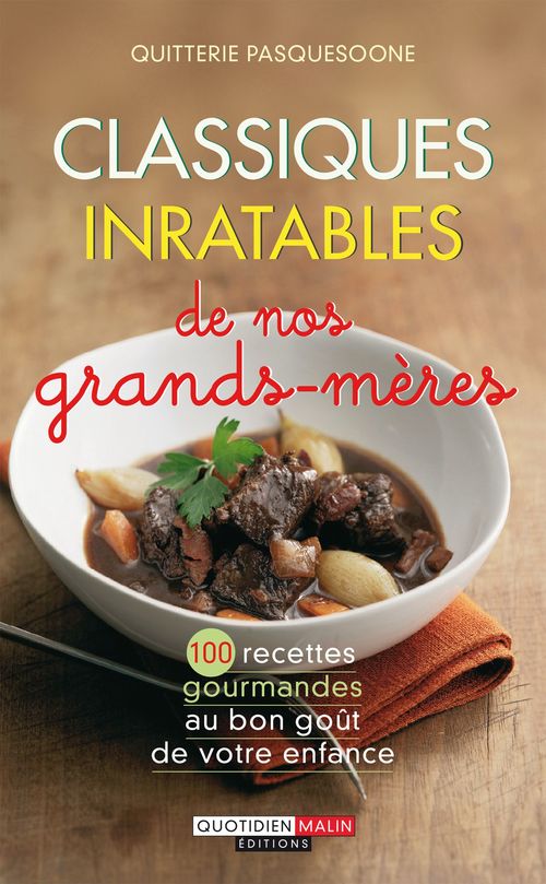 ebook cover of Classiques inratables de nos grands-mères, by Quitterie Pasquesoone