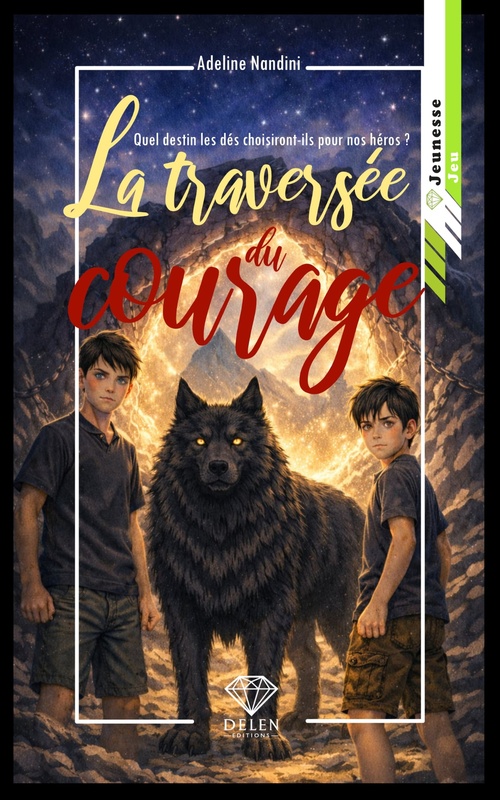 ebook cover of La traversée du courage, by Adeline Nandini