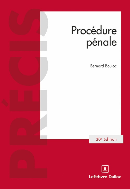 Couverture ebook de Procédure pénale 30ed, de Bernard Bouloc