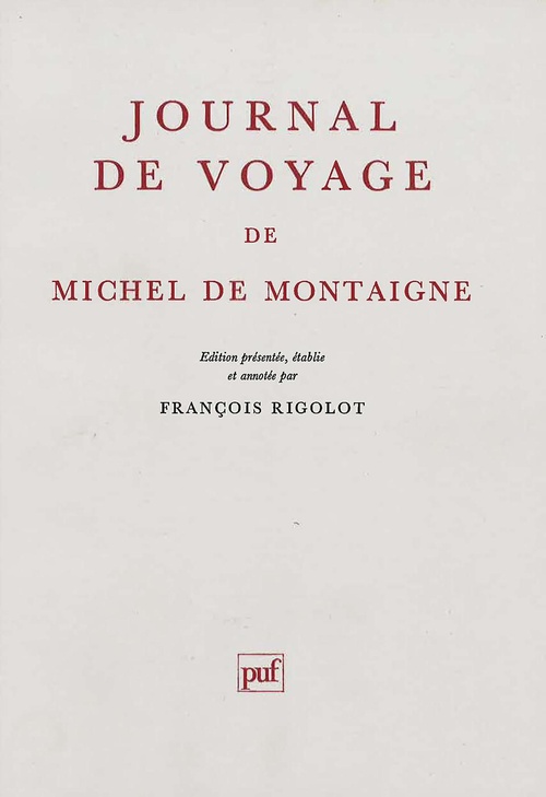 ebook cover of Journal de voyage, by Michel de Montaigne