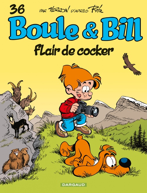 Couverture ebook de Boule & Bill - Tome 36 - Flair de cocker, de Collectif, Laurent Verron