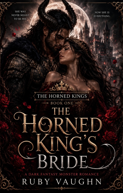 Couverture ebook de The Horned King's Bride, de Ruby Vaughn
