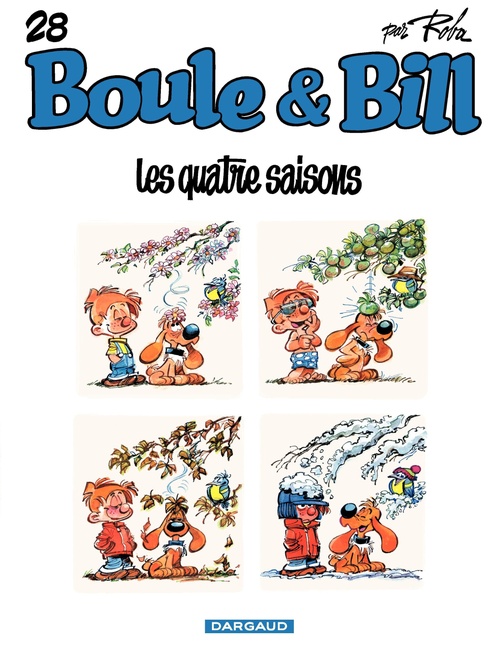 Couverture ebook de Boule & Bill - Tome 28 - Les quatre saisons, de Jean Roba