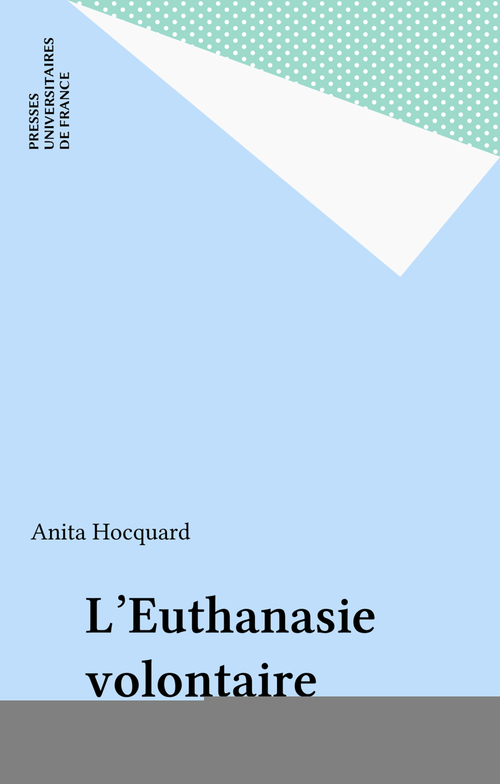 ebook cover of L'Euthanasie volontaire, by Anita Hocquard