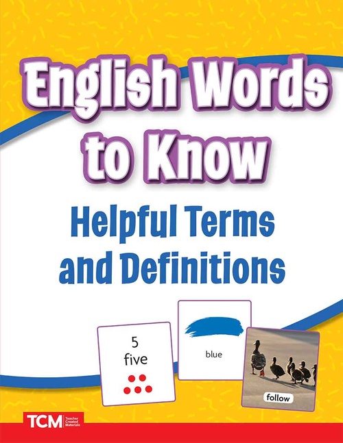 Couverture ebook de English Words to Know for Newcomers: Helpful Terms and Definitions Read-along ebook, de