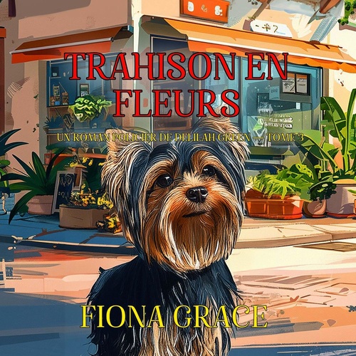 Couverture audiobook de Trahison en fleurs (Un roman policier de Delilah Green - tome 3), de Fiona Grace