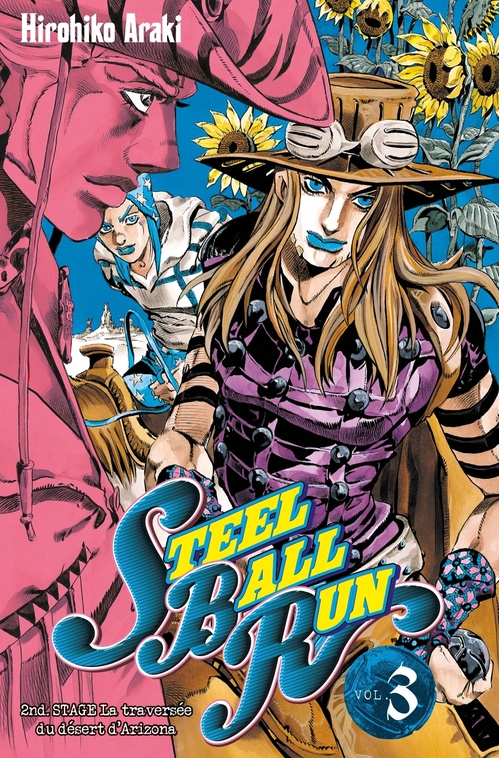 ebook cover of Jojo's - Steel Ball Run T03, by Hirohiko Araki