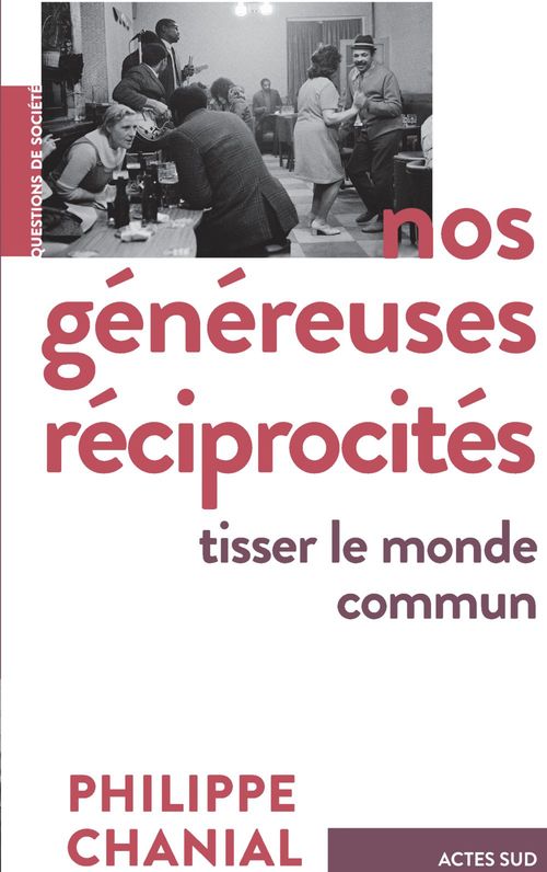 Couverture ebook de Nos généreuses réciprocités, de Philippe Chanial
