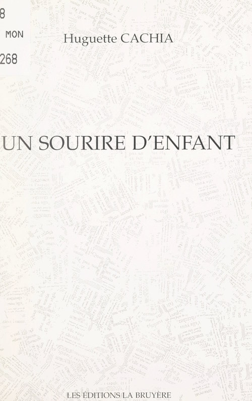 ebook cover of Un sourire d'enfant, by Huguette Cachia