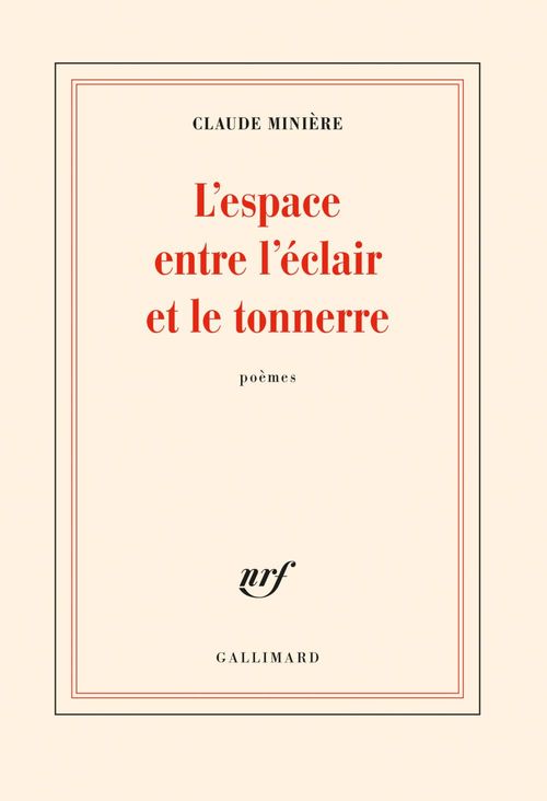 ebook cover of L'espace entre l'éclair et le tonnerre, by Claude Minière