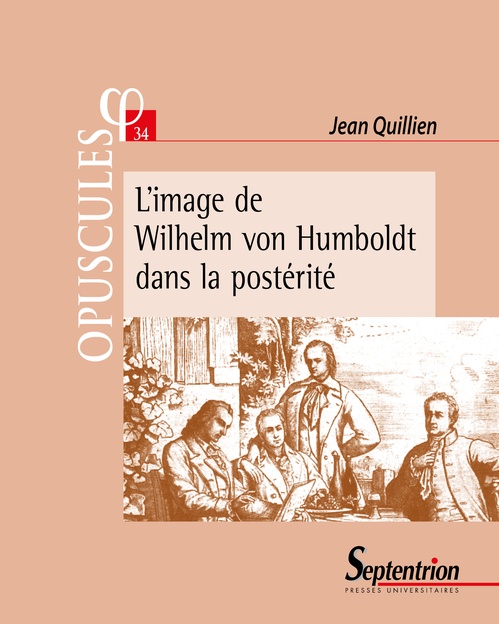 Couverture ebook de L´image de Wilhelm von Humboldt dans la postérité, de Jean Quillien