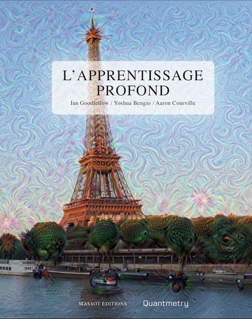 ebook cover of L'apprentissage profond, by Aaron Courville, Yoshua Bengio, Ian Goodfellow