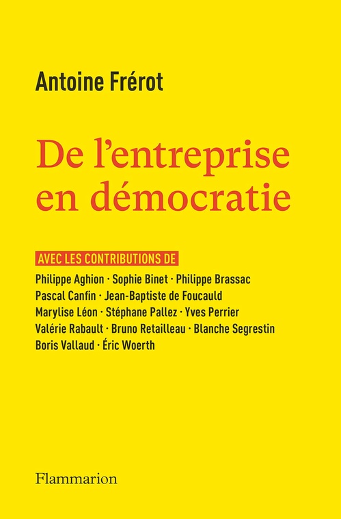 Couverture ebook de De l'entreprise en démocratie, de Antoine Frerot
