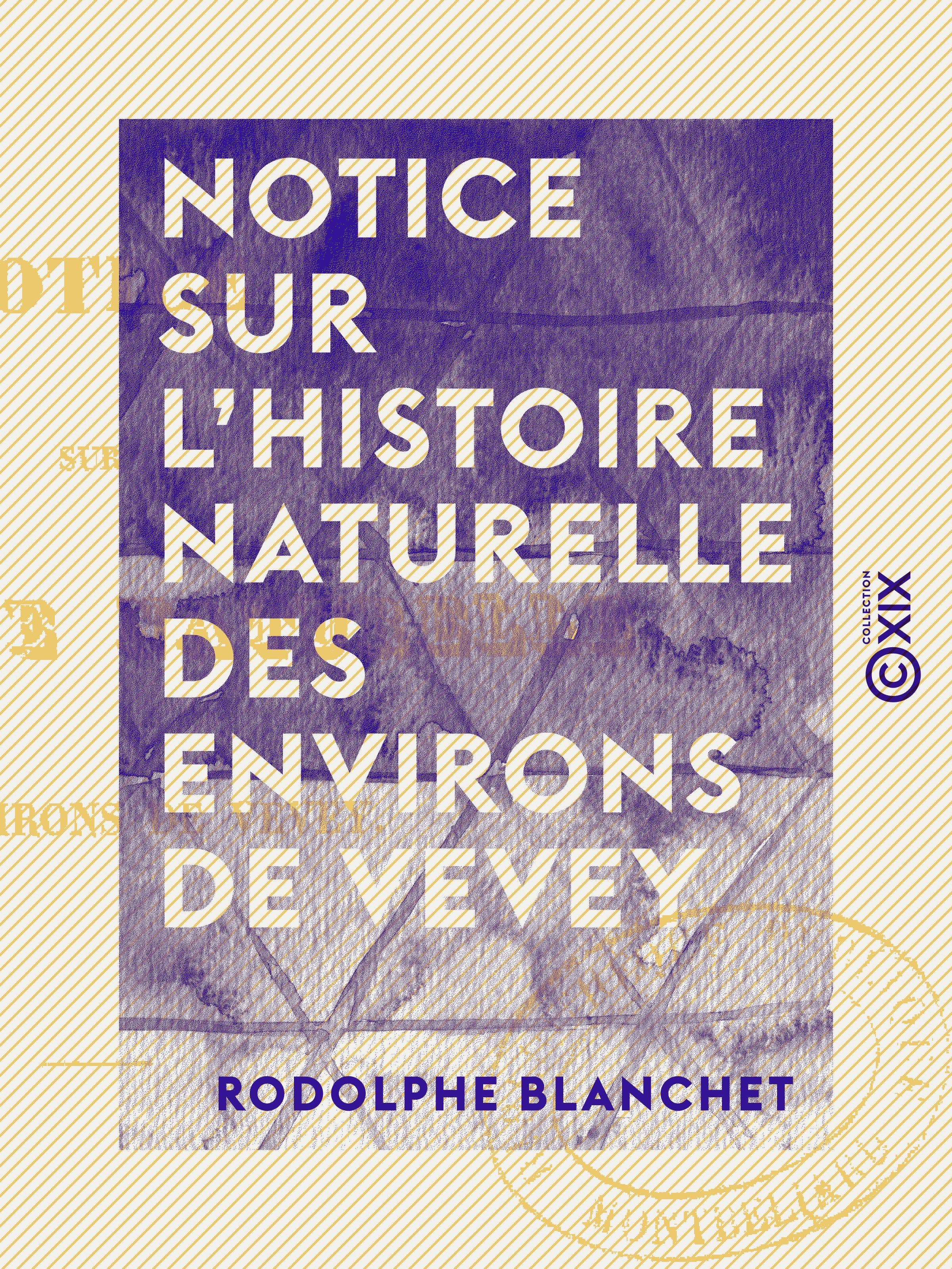 Couverture ebook de Notice sur l'histoire naturelle des environs de Vevey, de Rodolphe Blanchet