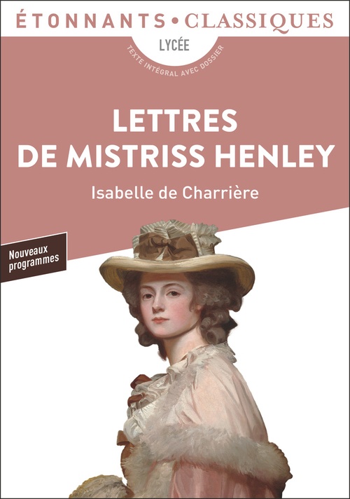 Couverture ebook de Lettres de Mistriss Henley, de Isabelle de Charrière