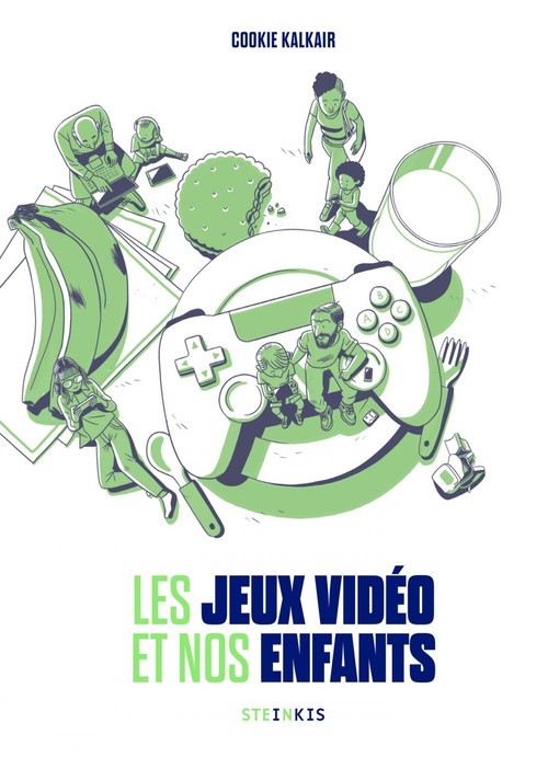 Couverture ebook de Les jeux vidéo et nos enfants, de Cookie Kalkair