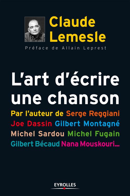 Couverture ebook de L'art d'écrire une chanson, de Claude Lemesle