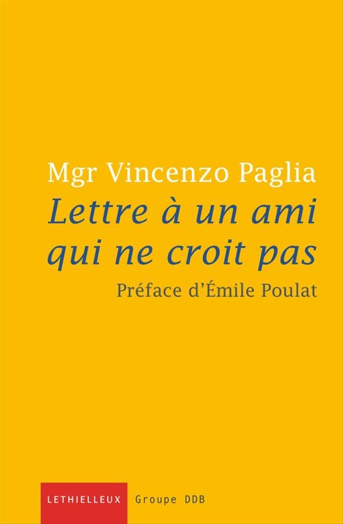 ebook cover of Lettre à un ami qui ne croit pas, by Vincenzo Paglia