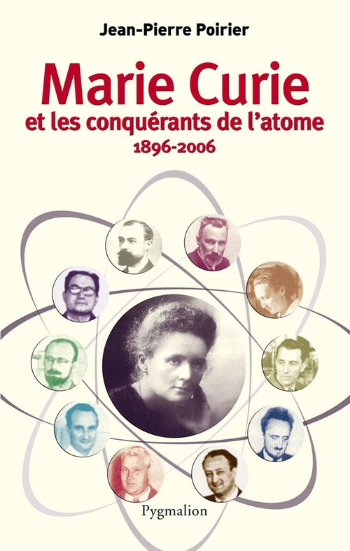 Couverture ebook de Marie Curie et les conquérants de l'atome, de Jean-pierre Poirier