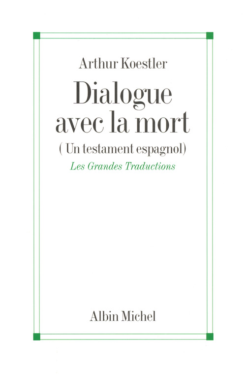 ebook cover of Dialogue avec la mort, by Arthur Koestler