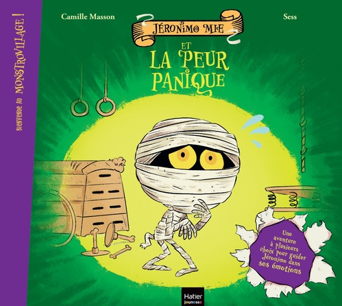 Couverture ebook de Bienvenue au Monstrovillage ! - Jéronimo Mie et la peur panique, de Camille Masson