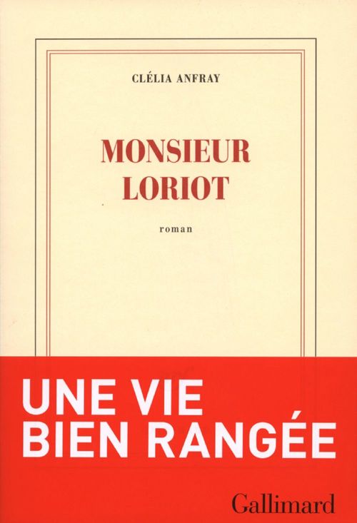Couverture ebook de Monsieur Loriot, de Clélia Anfray