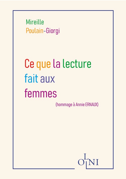 ebook cover of Ce que la lecture fait aux femmes, by Mireille Poulain-Giorgi