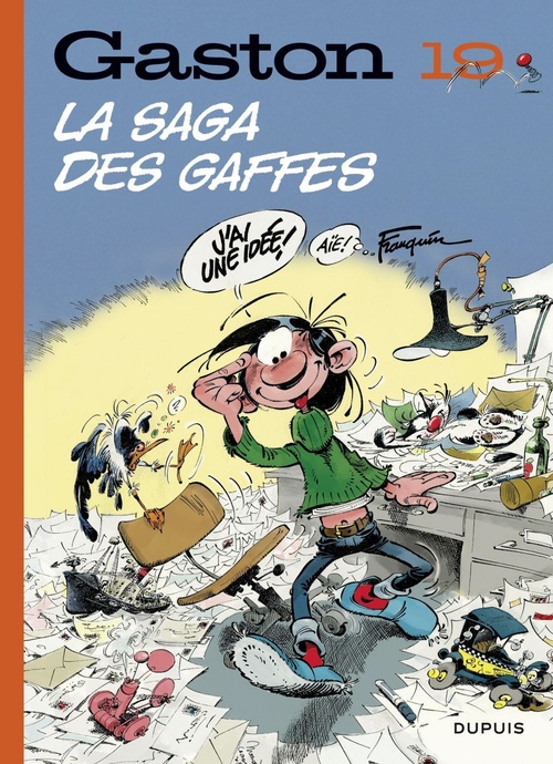 Couverture ebook de Gaston - Tome 19 - La saga des gaffes, de André Franquin