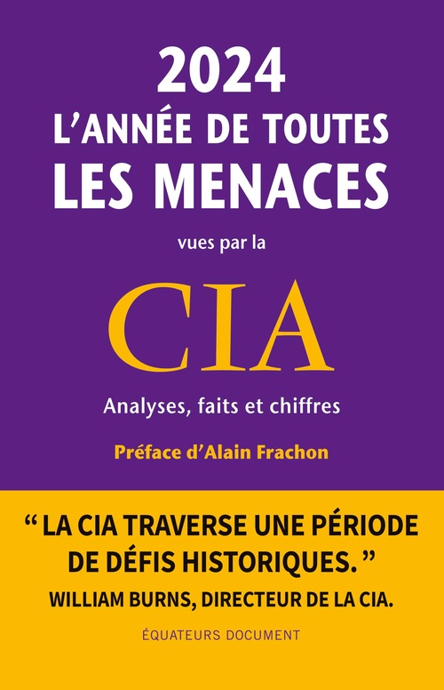Couverture ebook de 2024 : L´année de toutes les menaces vues par la CIA, de Frachon, Alain National Intelligence Council