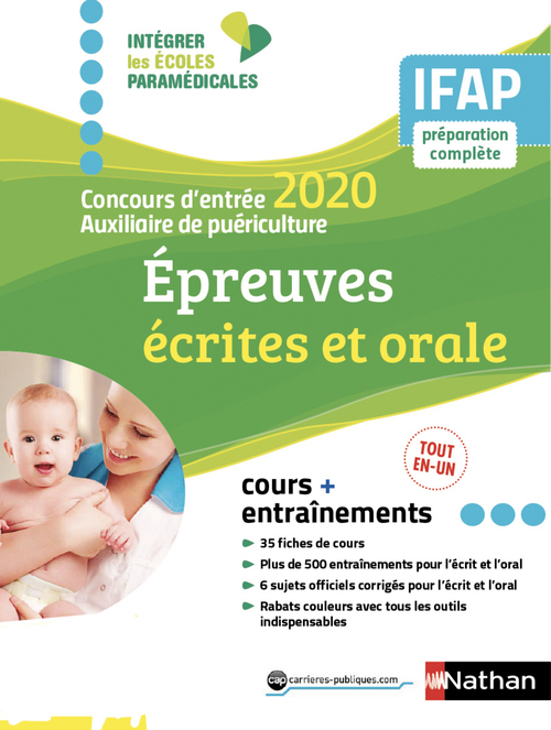 Couverture ebook de Concours Auxiliaire de puériculture - Ecrit + Oral - 2020, de Annie Godrie, Christophe Ragot, Louisa Rebih, Elisabeth Simonin