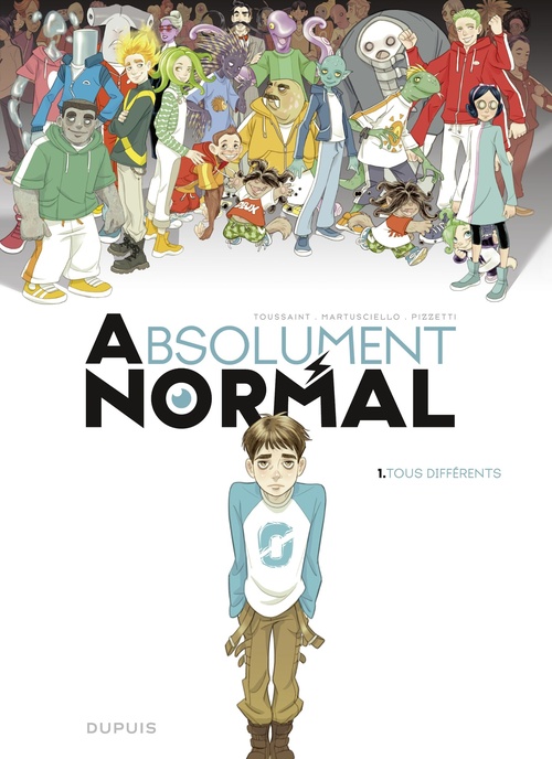 Couverture ebook de Absolument Normal  - Tome 1 - Tous différents, de Kid Toussaint