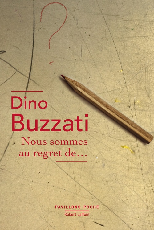 Couverture ebook de Nous sommes au regret de..., de Dino Buzzati