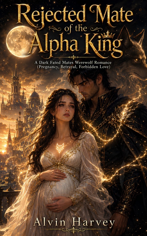 Couverture ebook de Rejected Mate of the Alpha King, de Alvin Harvey