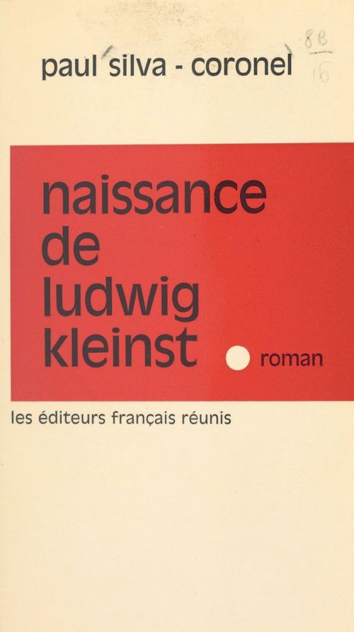 ebook cover of Naissance de Ludwig Kleinst, by Paul Silva-Coronel