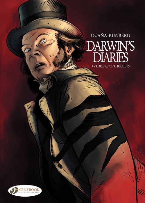Couverture ebook de Darwin's Diaries - Volume 1 -  The Eye of the Celts, de Eduardo Ocana, Sylvain Runberg