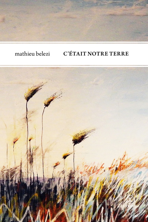 ebook cover of C'était notre terre, by Mathieu Belezi