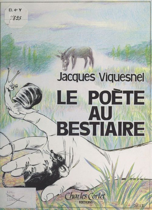 Couverture ebook de Le Poète au bestiaire, de Jacques Viquesnel